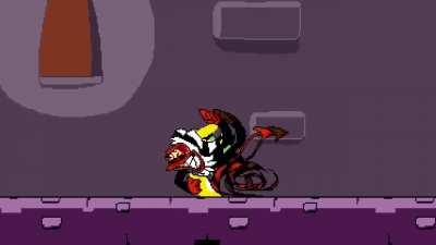 Pizza Tower Helluva Boss mod, see Moxxie run.