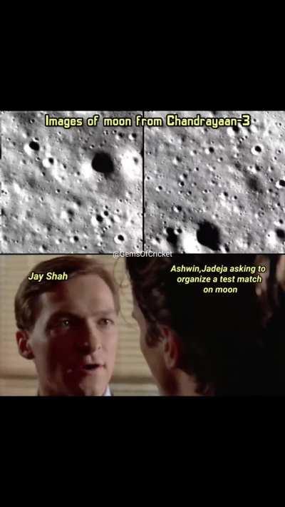 Night -Night test match on the moon 