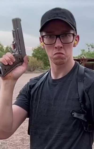 The 60 year old behind the counter telling you why you don’t wanna 9mm for your carry weapon