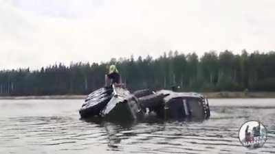 How to drown two cars