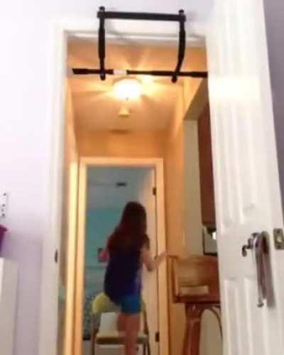 It was at this moment, that she knew, she can't fly!