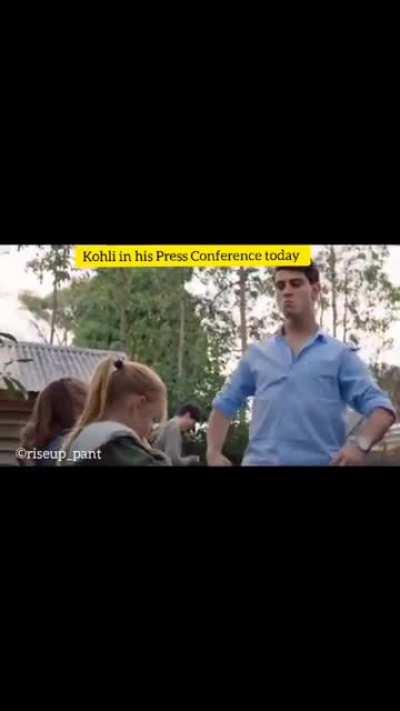 Kohli in his press conference today