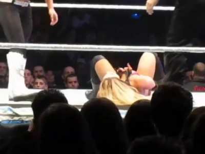 Kaitlyn getting belly trampled