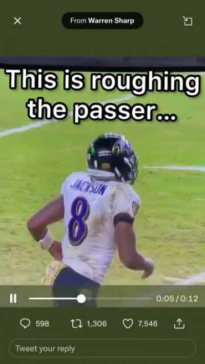 Refs are so inconsistent…