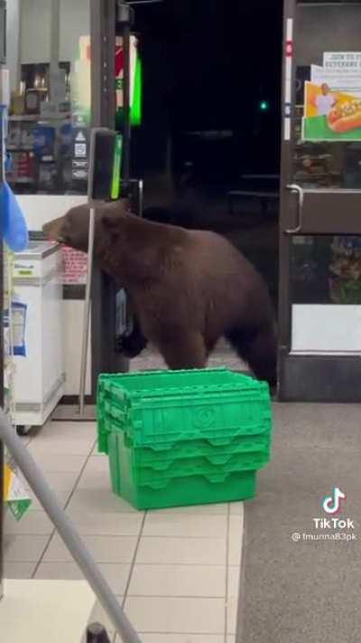 to walk into a 7-Eleven