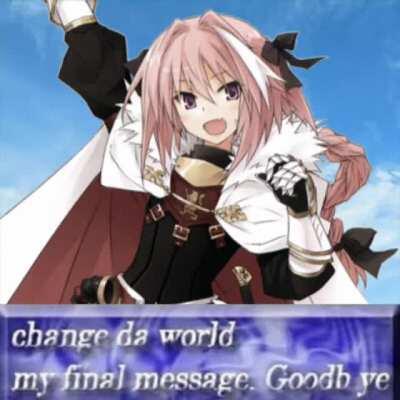 Astolfo’s final message