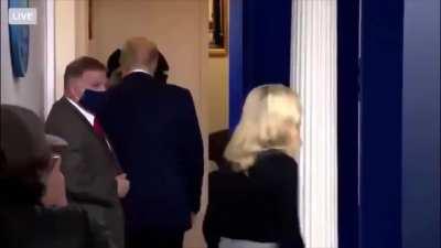 Trump going out sad. hate to see it fr.