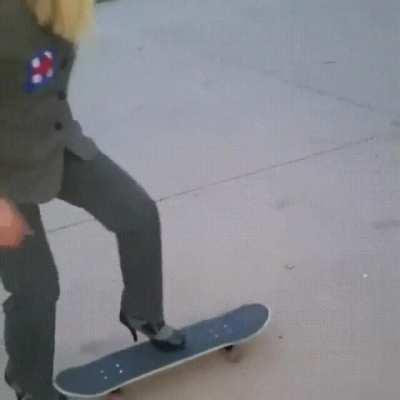 HMB while I skate in high heels