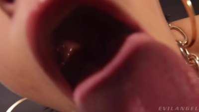 Brooklyn Gray licks Camera