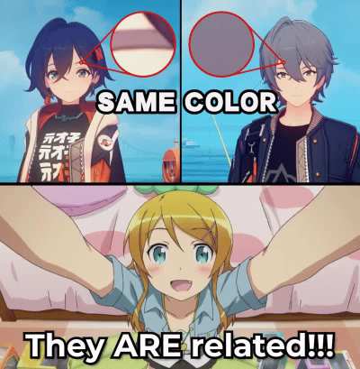 Belle doesn't dye her eyebrows...omg