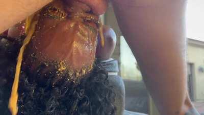 he says im his ebony puke whore