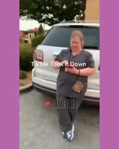 Karen told to go buy a neck off Amazon for $27