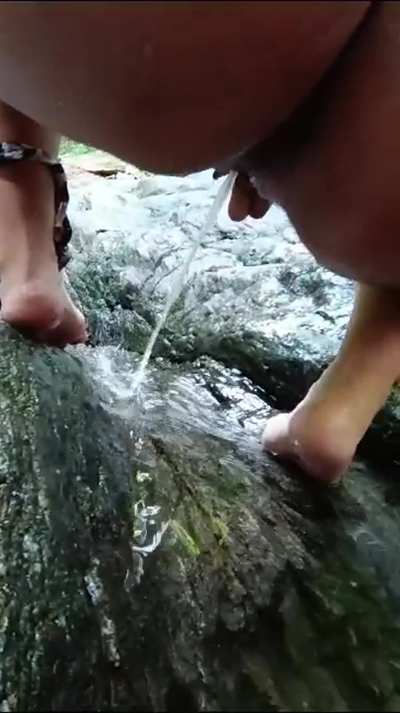 Pissing outside is my favorite