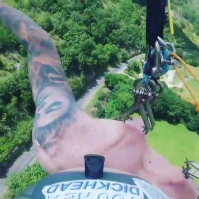 The way his skin stretches