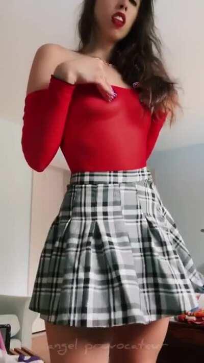 satanic schoolgirl, anyone?😇