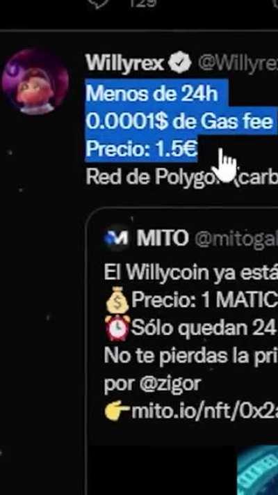 deja de subir weas de nft no se ni limpiarme el poto yo solo