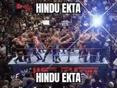 Hindu Ekta visualized using top tier quantum computers