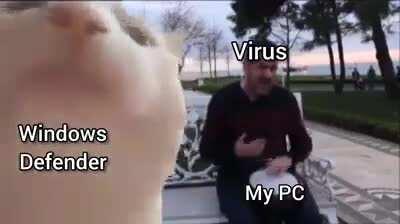 Windows Defender isn't goot with virus