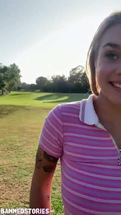 Golfing