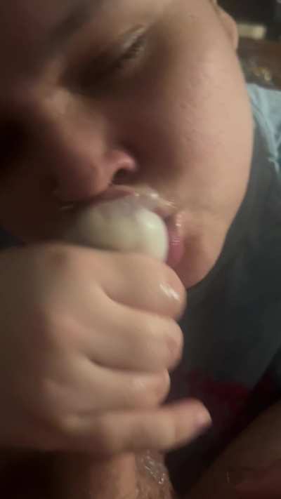 Condom Filled Sucking @00:03