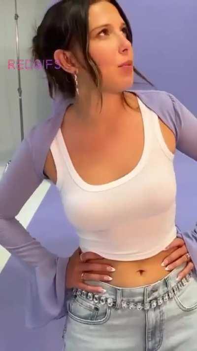 I could watch Millie Bobby Brown’s chest bounce all day