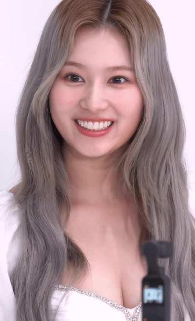 Sana dont tease us with your cleavage, just take it all off and show us how slutty you really are