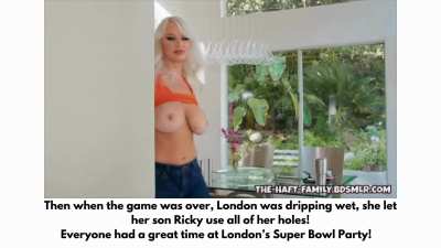 London host sons Super Bowl Party serves up food and pussy