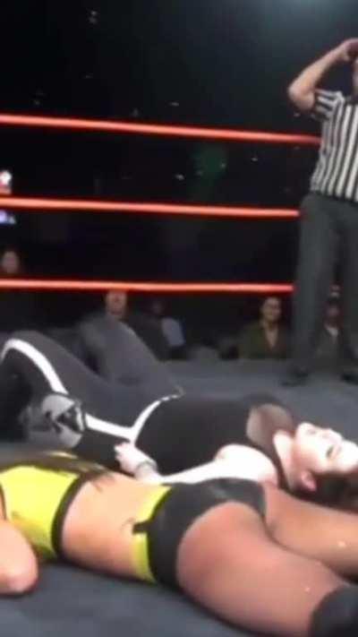 Kylie Rae getting flipped onto her stomach 🖤🖤🍑