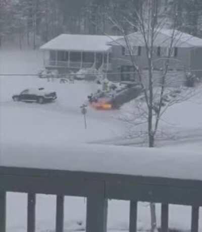 Hardcore snow removal in Canada