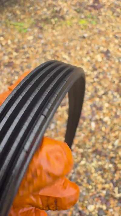 Just a quick one, would you replace this serpentine belt?