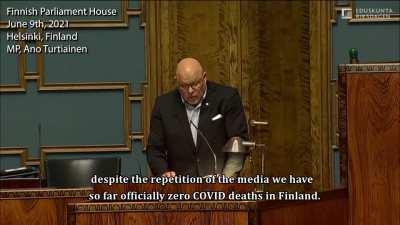 Finnish politician says anyone misleading the public about the safety of Covid-19 *vaccines* may be guilty of GENOCIDE