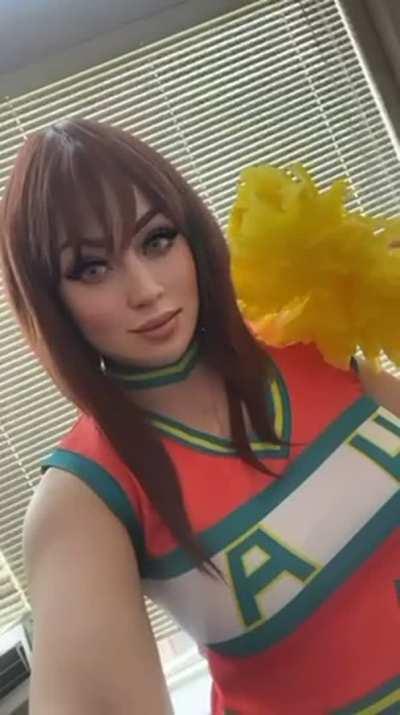 Cheerleader Ochaco [My Hero Academia] (Twobrattycats)