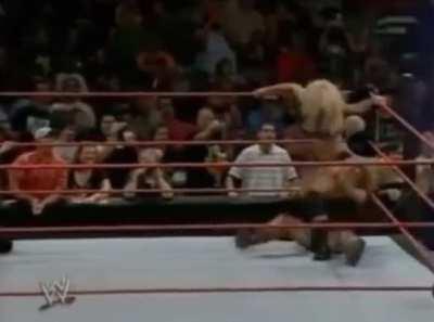 Torrie Wilson&rsquo;s birthday today! Here she is serving a lucky Mickie James some cake.