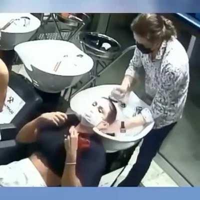 When the client next to you gets waterboarded