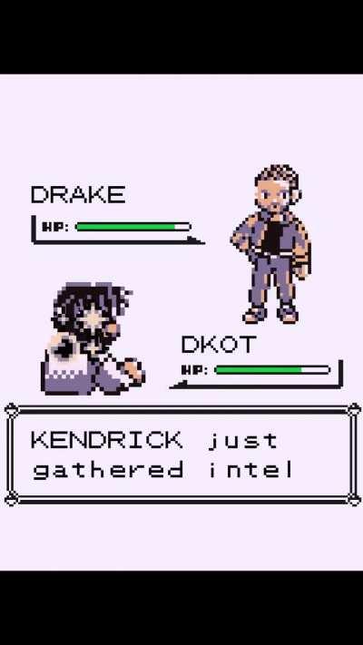 Kendrick vs. Drake Animation - Pokemon Style