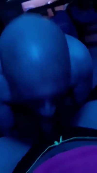 Getting sucked by my dealer's friend.