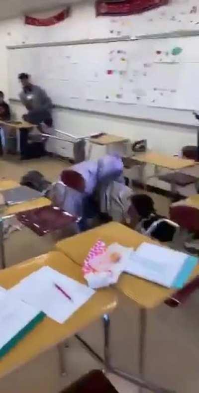 1st Day of School Classroom Brawl