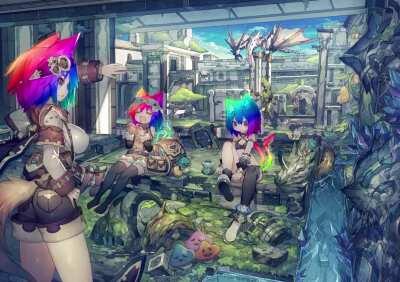 Made by Ferret and he did amazing!!! I still need practice but I'm glad he did this one. 👍🌈🌈🌈