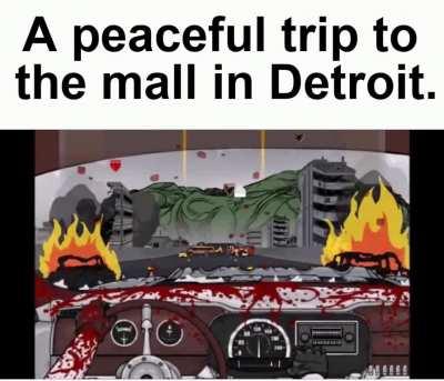 Can't have poop in Detriot.