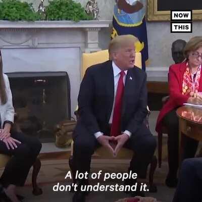 Trump knows everything more than anybody else