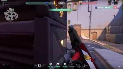 We were messing around in spikerush getting the last few bits of exp that we needed and I did this to the poor enemies