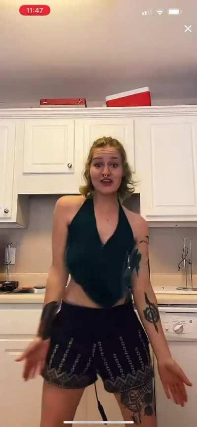 Live Now - jumps and dances all over