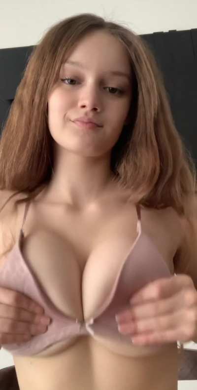 Teen tits are on the menu today