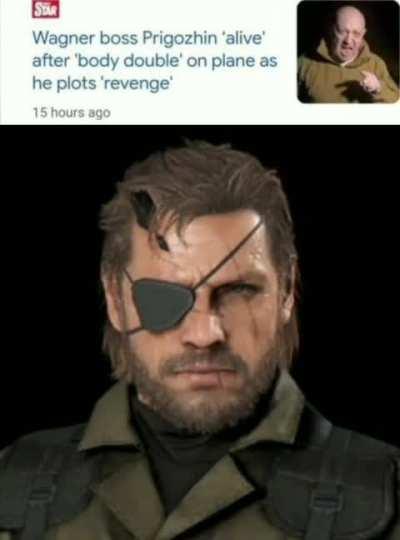 Wagner is secretly working on a weapon to surpass Metal Gear