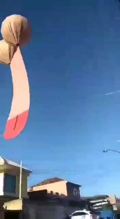 Behold! An identified flying object