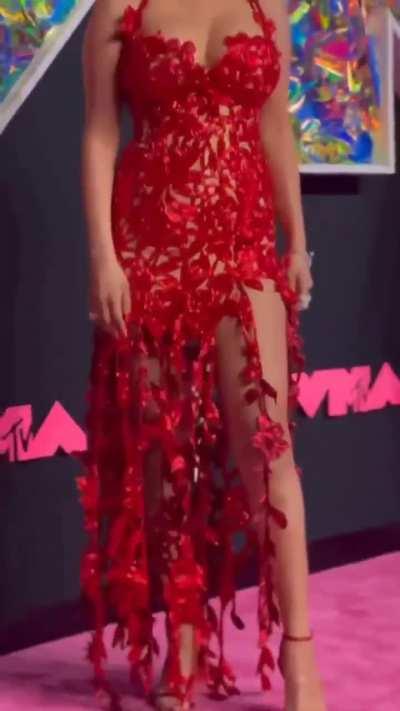 Selena that red dress