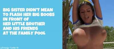 [B/S] I Am Sure Big Sis Didn’t Mean to Flash Her Little Bro