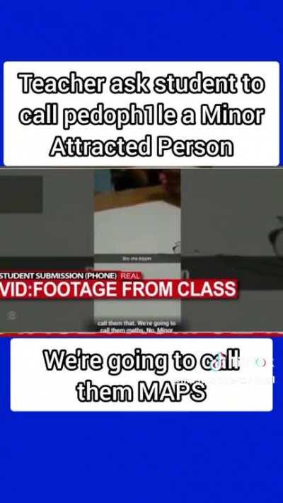 Incredibly sick teacher DEMANDS that students show respect towards paedophiles.