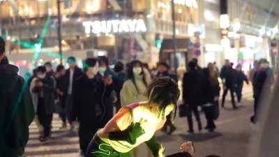 Rae BTS of Japan photo shoot