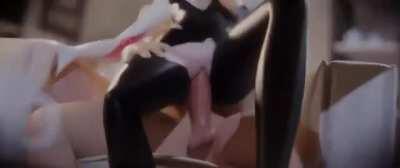 Spider-Gwen getting fucked (shir0qq)